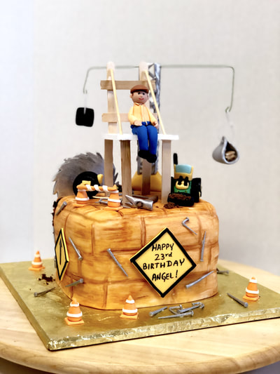 Construction Worker Cake