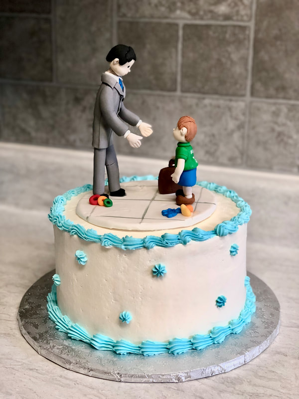 Father and Son Birthday Cake
