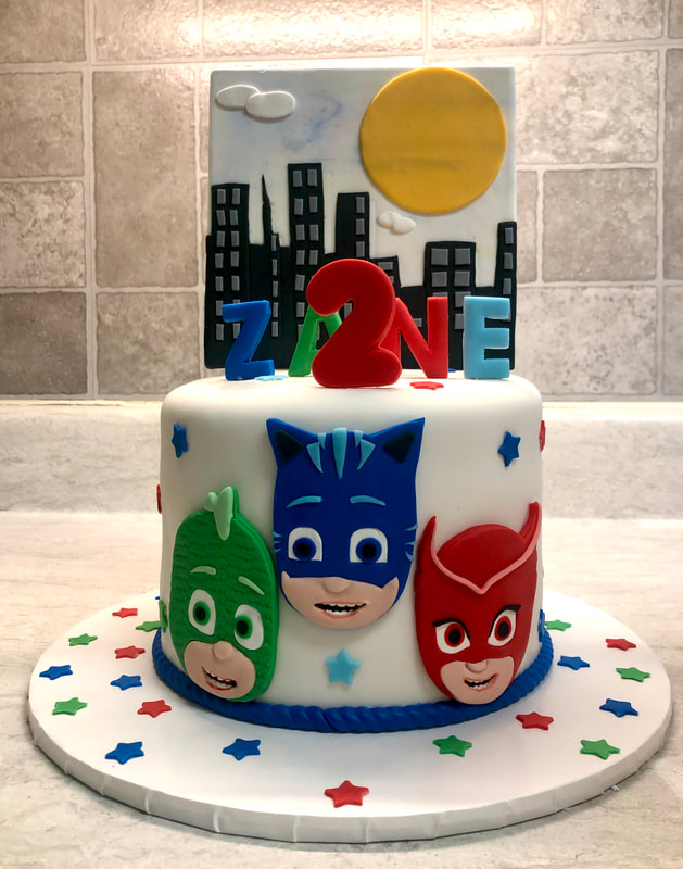 Cake for Boy's Birthday - PJ Masks Fan